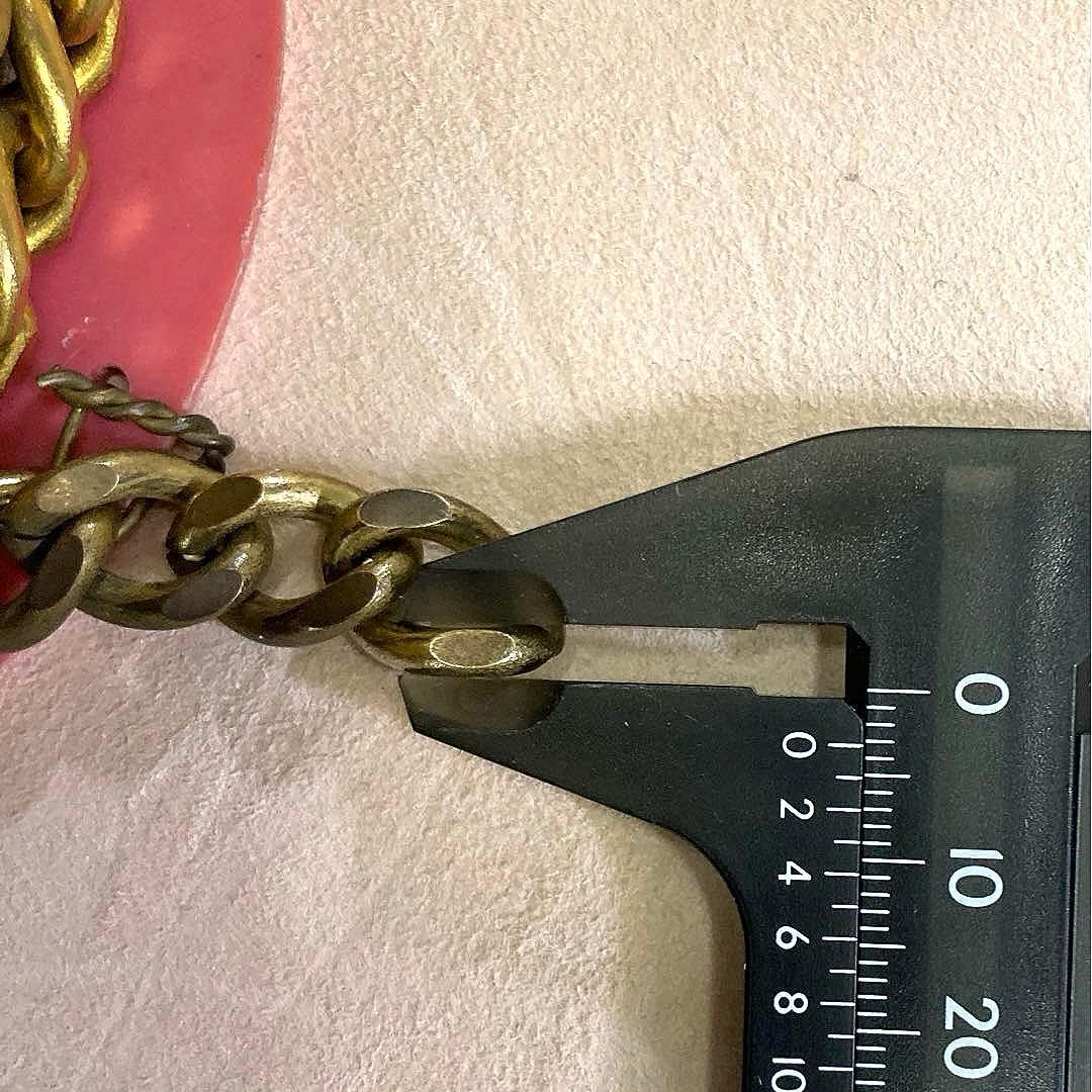 喜平チェーン2面カット＊B-125＊10M巻、未使用＊未メッキ＊真鍮＊送込＊即買