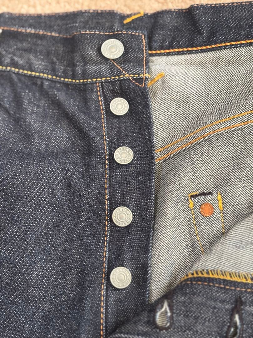 【超美品 レア】正規品 EVISU デニムNO.2 2000 日本製 白ペイント