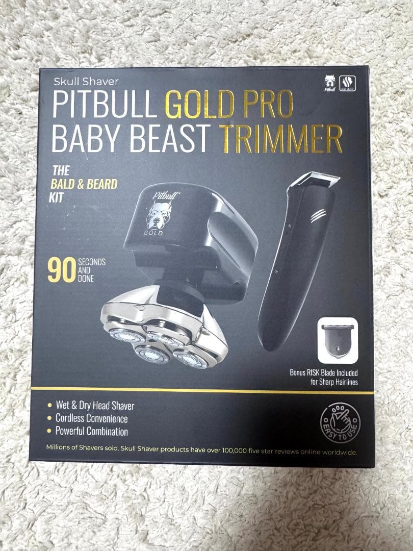 Skull Shaver スカルシェーバー Pitbull Gold PRO