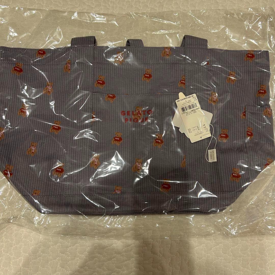 ジェラートピケ ジェラピケ HOLIDAY 販路限定 ベア柄 ママバッグ 新品