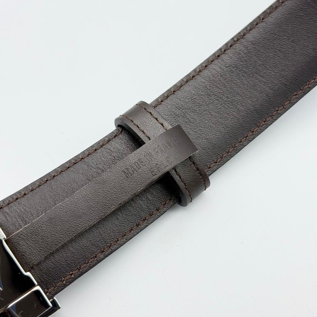 ✨箱付美品✨カルティエ コネクトクロス ベルト 本革 シルバー金具 男女兼用