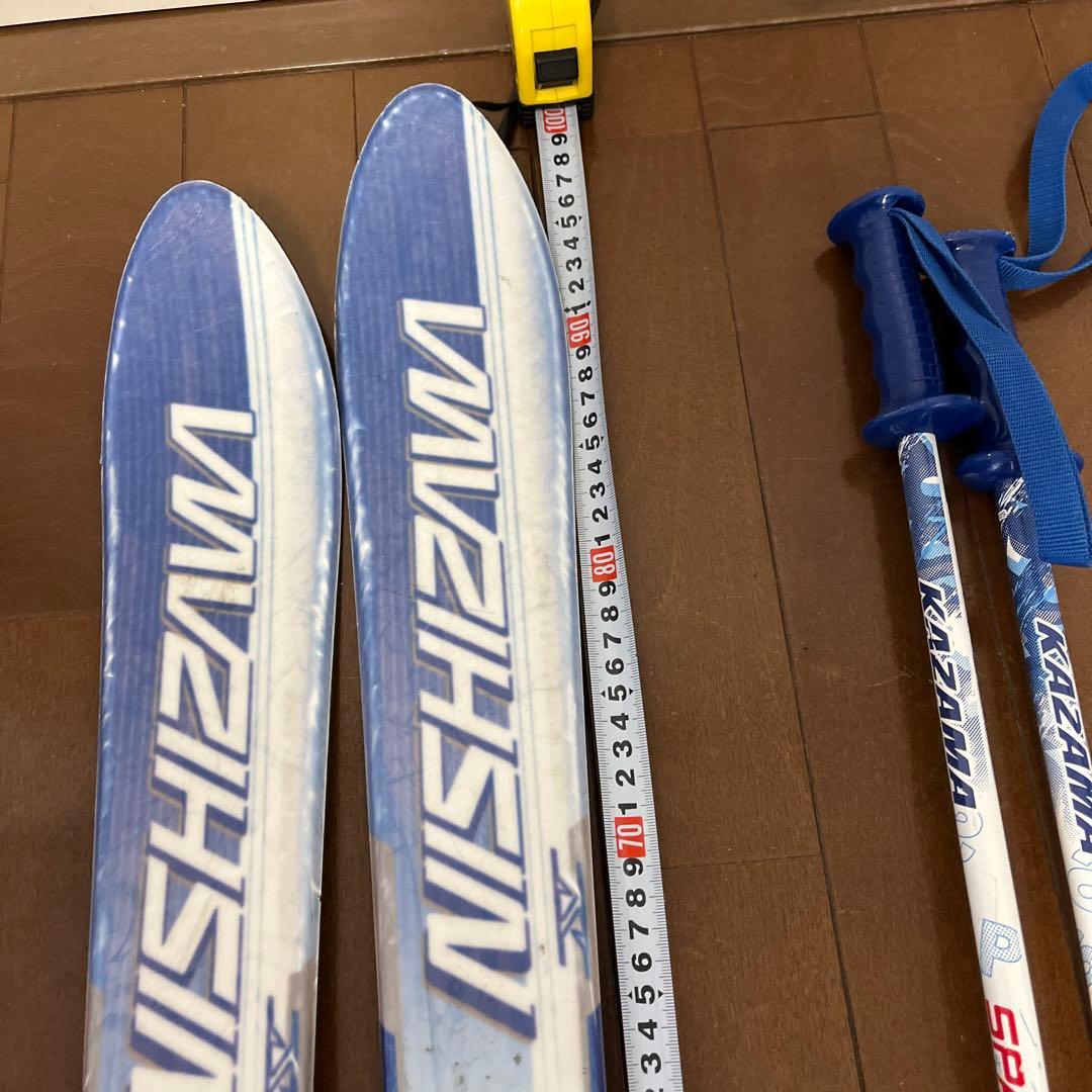 子ども用スキー板　スキー靴　ストックセット