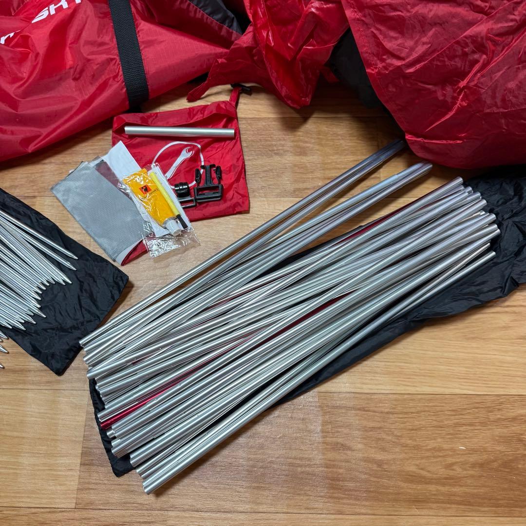 【美品】Husky ハスキー ファイター ２〜３人用テント 高スペック 登山向け