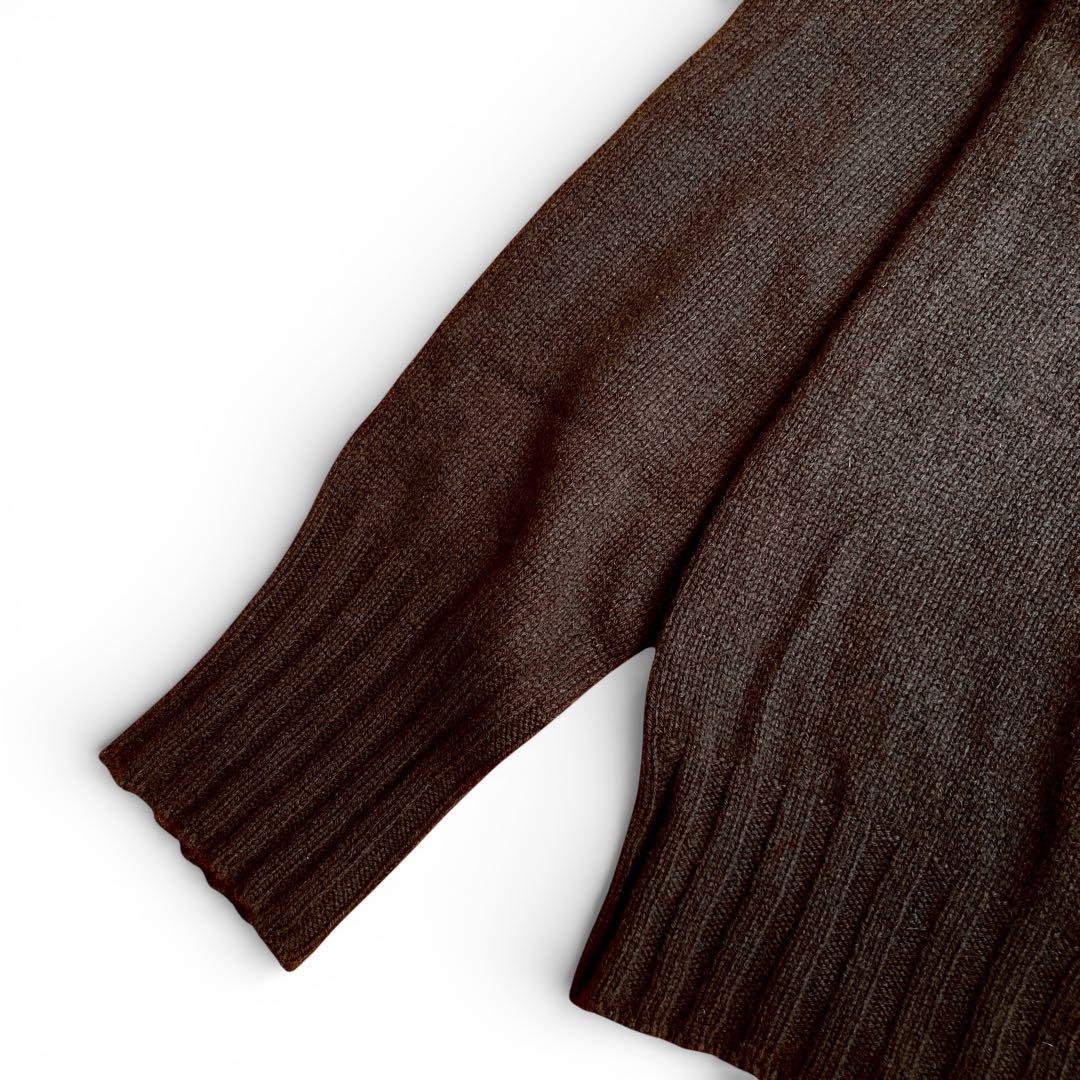 MARGARET HOWELL カシミヤ100% タートルニット ブラウン