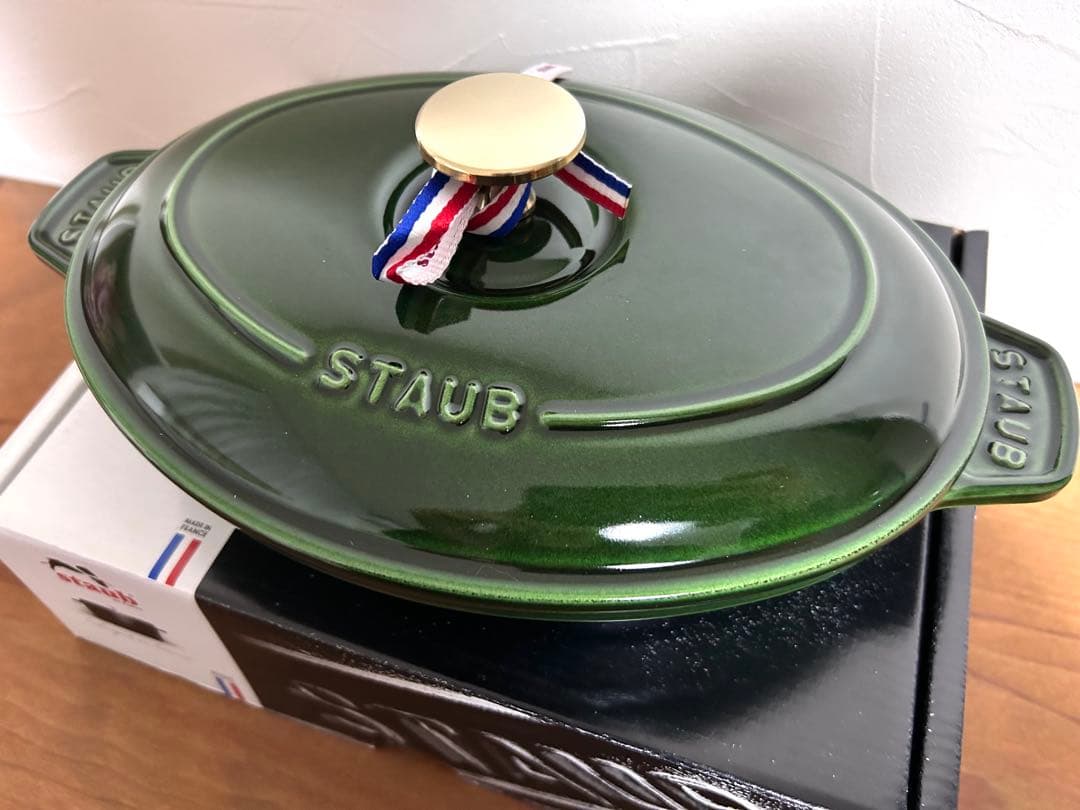 オーバル ホットプレート　 23cm バジルグリーン