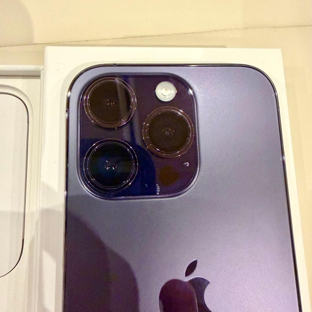 iPhone14Pro 256GB ディープパープルSIMフリー 美品