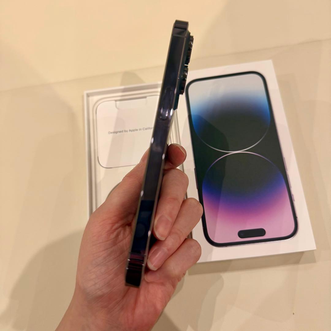 iPhone14Pro 256GB ディープパープルSIMフリー 美品