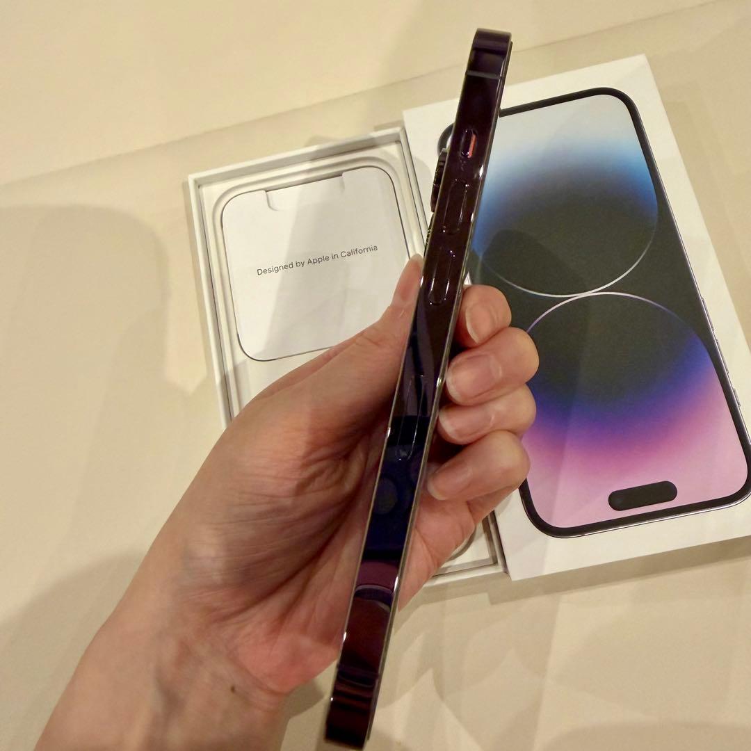 iPhone14Pro 256GB ディープパープルSIMフリー 美品