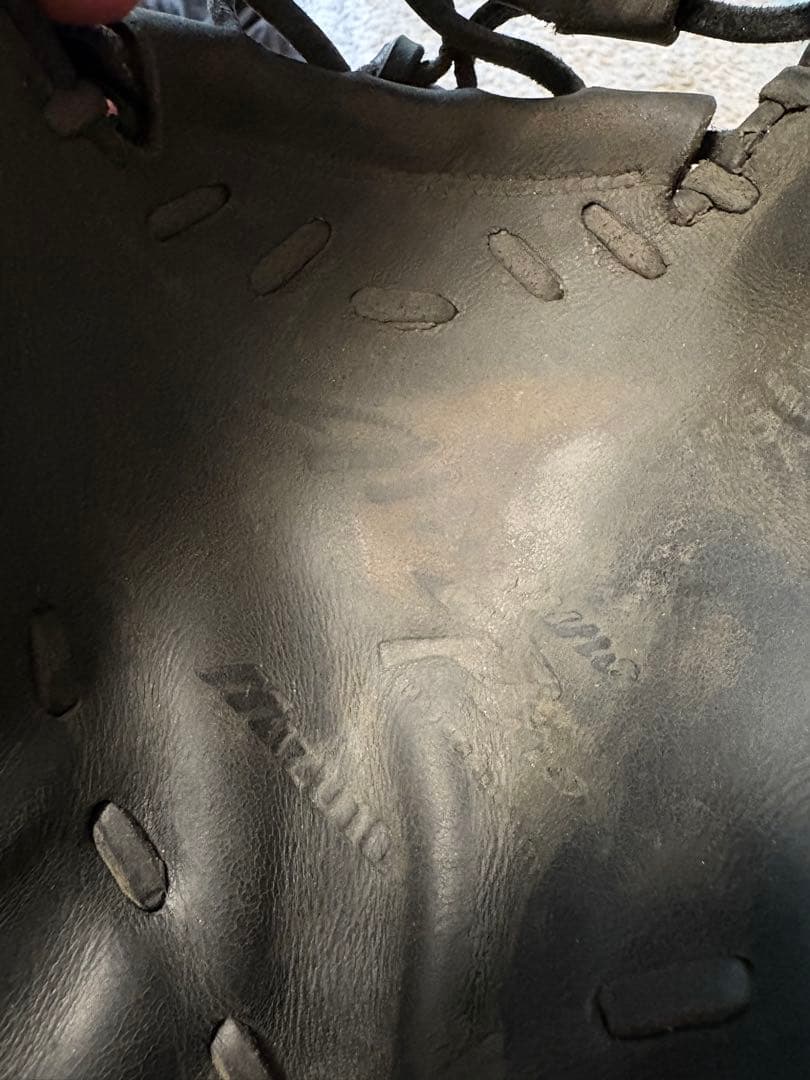 MizunoPro 硬式グローブ 黒 専用袋付き