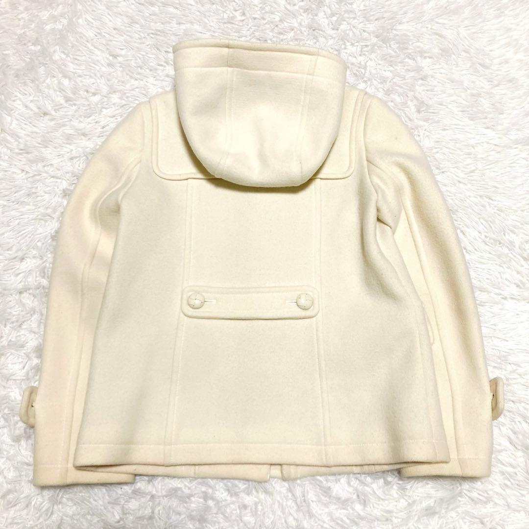 希少 バーバリーブルーレーベル ダッフルコート ノバチェック アイボリー 38