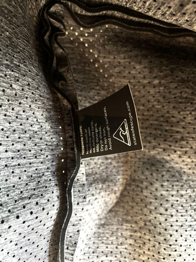 STATE OF ESCAPE トートバッグ　チャコールマーク グレー