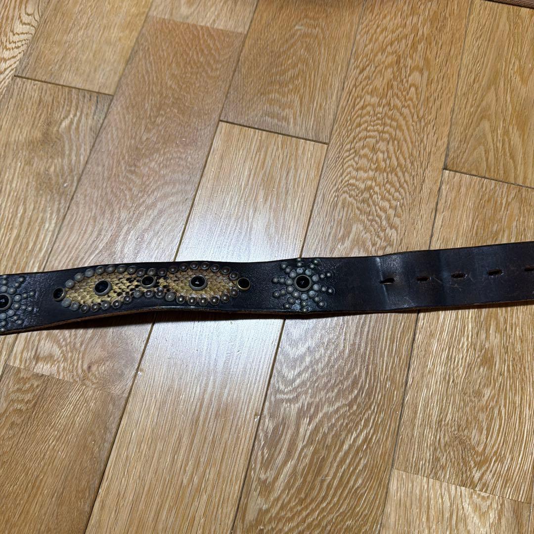 HTC スタッズ付きベルト 34 最終値下げ