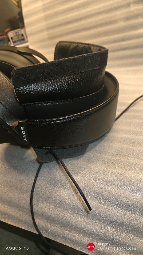 【自作品】新品ヘッドホンのヘッドバンドカバー MDR-Z1R用等