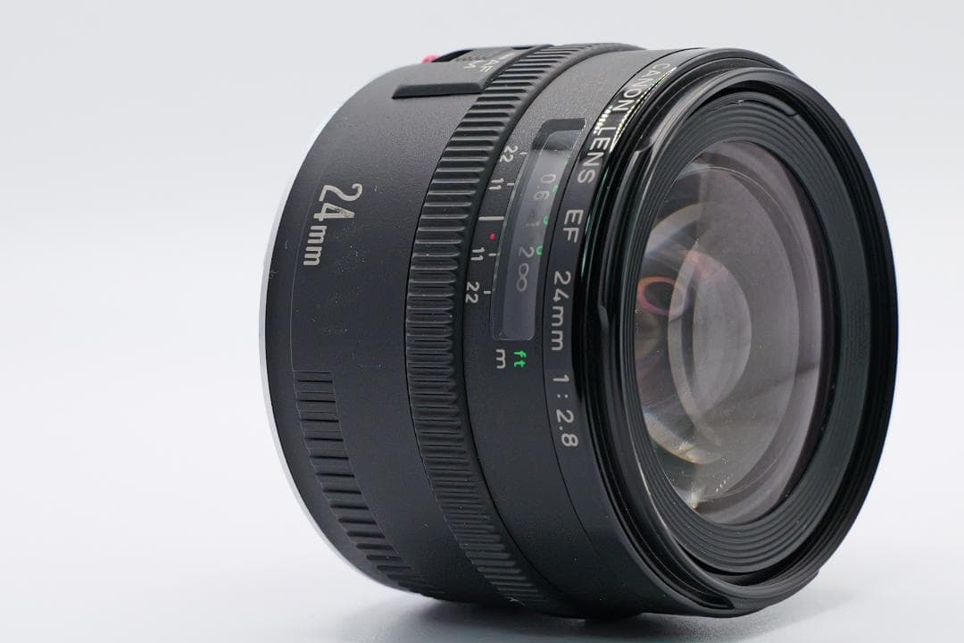 【完美品】Canon EF 24mm f/2.8 広角レンズ