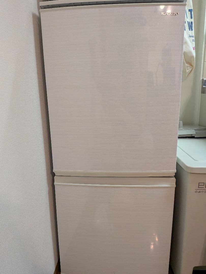 SHARP 冷蔵庫 SJ-D14F-W 2020年製