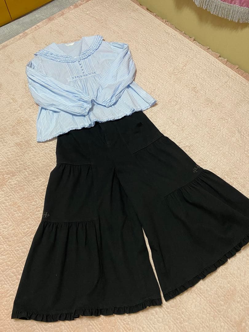 ピンクハウス　ワイドパンツ