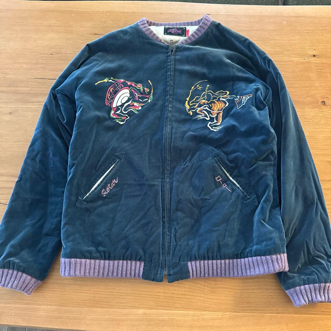 s*i様 日本製 ROTAR ローター スカジャン Lサイズ 初期 鳥獣戯画 別