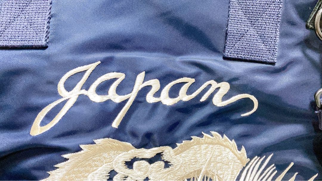 ★美品★値下げ済★BEAMS★富士山&龍の刺繍バッグ