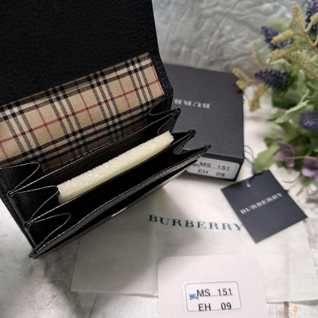 ✨️新品未使用✨️BURBERRYバーバリー　黒　ケース　専用箱&袋付き