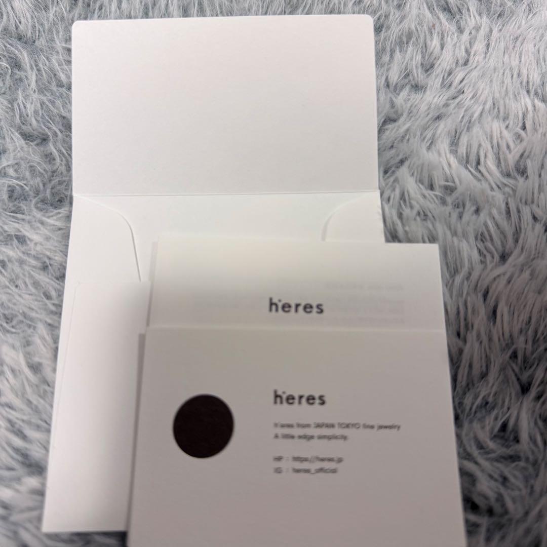 h'eres INES 08 NECKLACE here's 45cm ヒアーズ