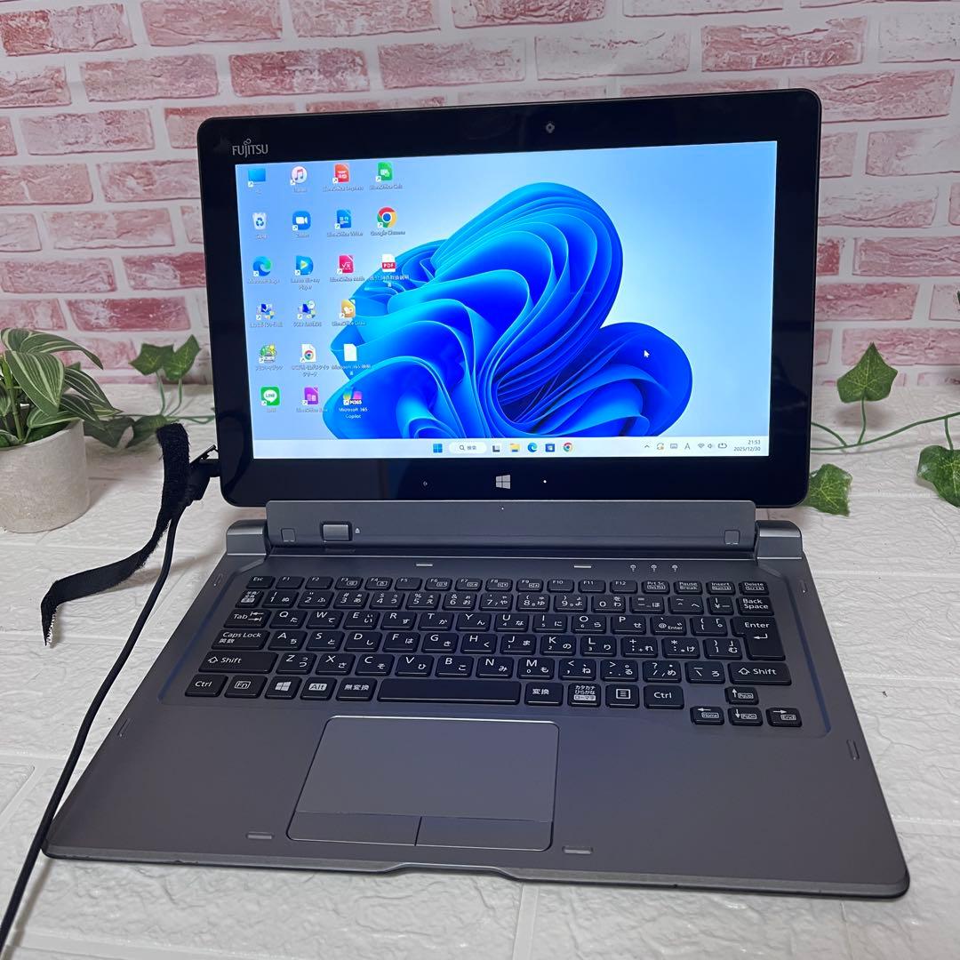 ★タッチパネル美品 SSD128GB★Q616/P 高解像度 ノートPC153