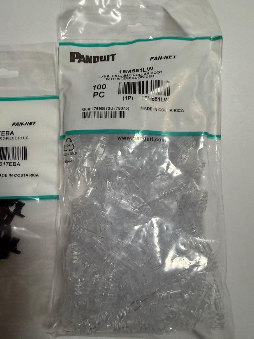 新品 PANDUIT RJ45モジュラープラグ Cat6 SP688E-C