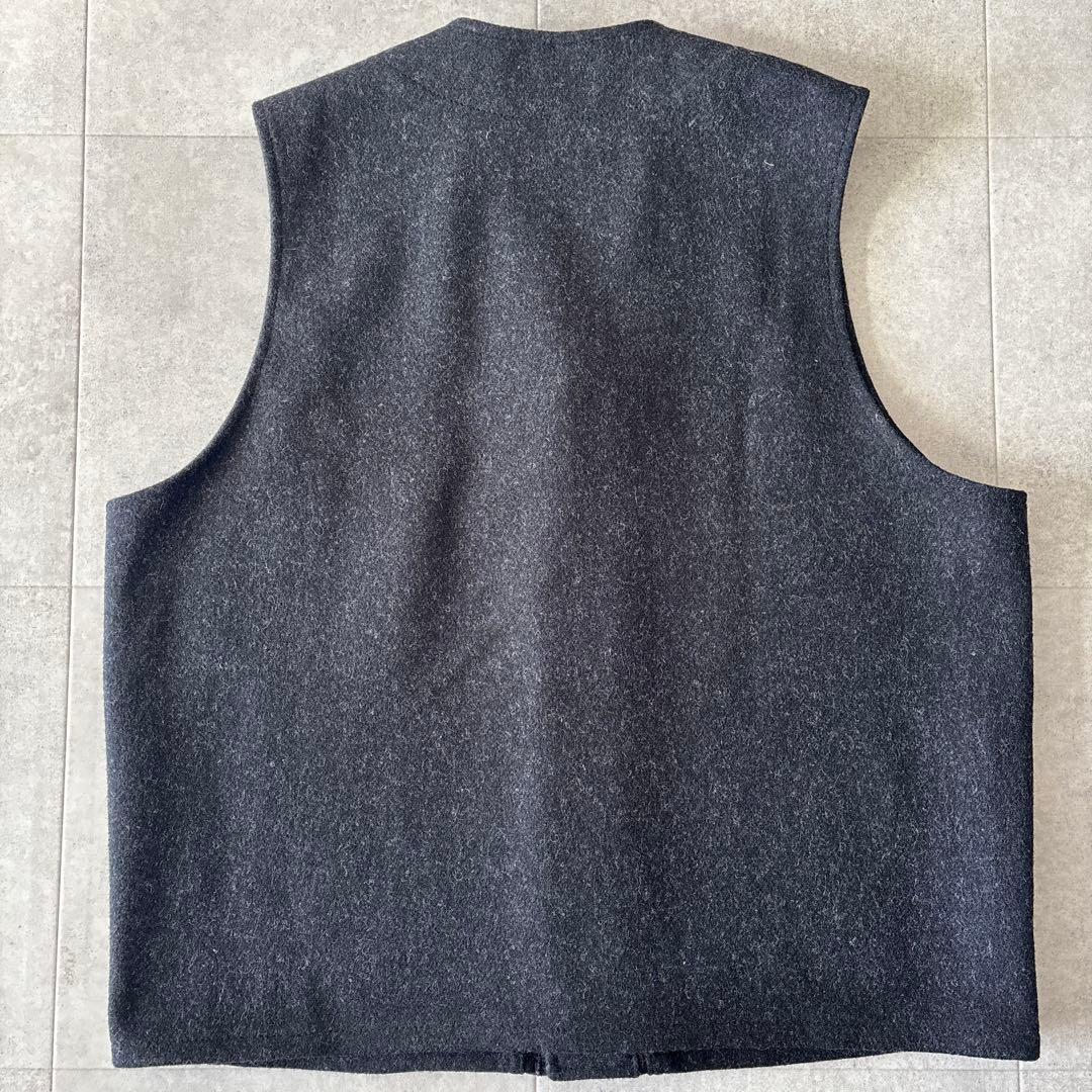USA製 極美品 フィルソン マッキーノウール ベスト L チャコールグレー