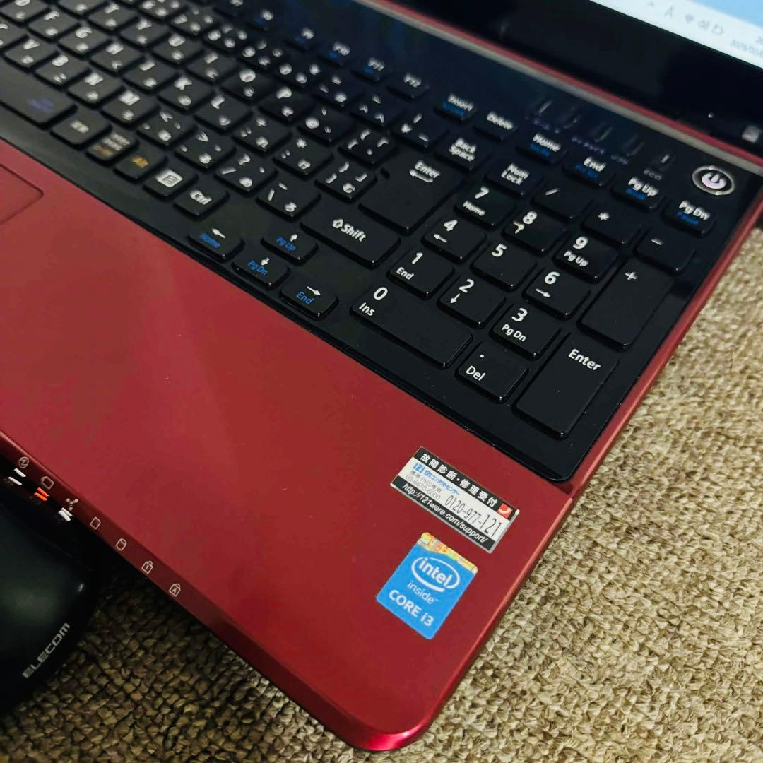 S224 NECノートパソコンWEBカメラSSD高速Windows11オフィス付