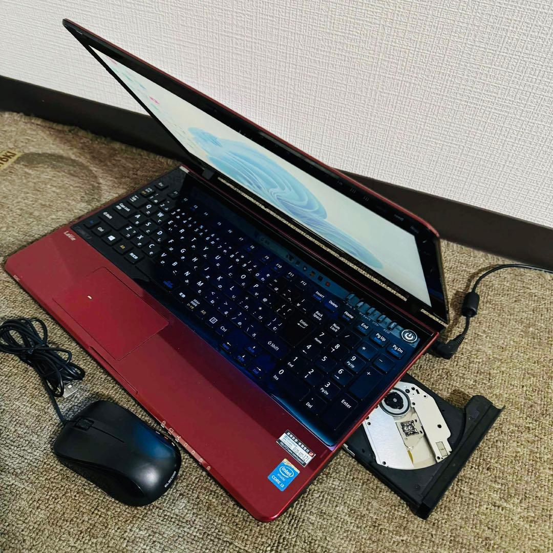 S224 NECノートパソコンWEBカメラSSD高速Windows11オフィス付