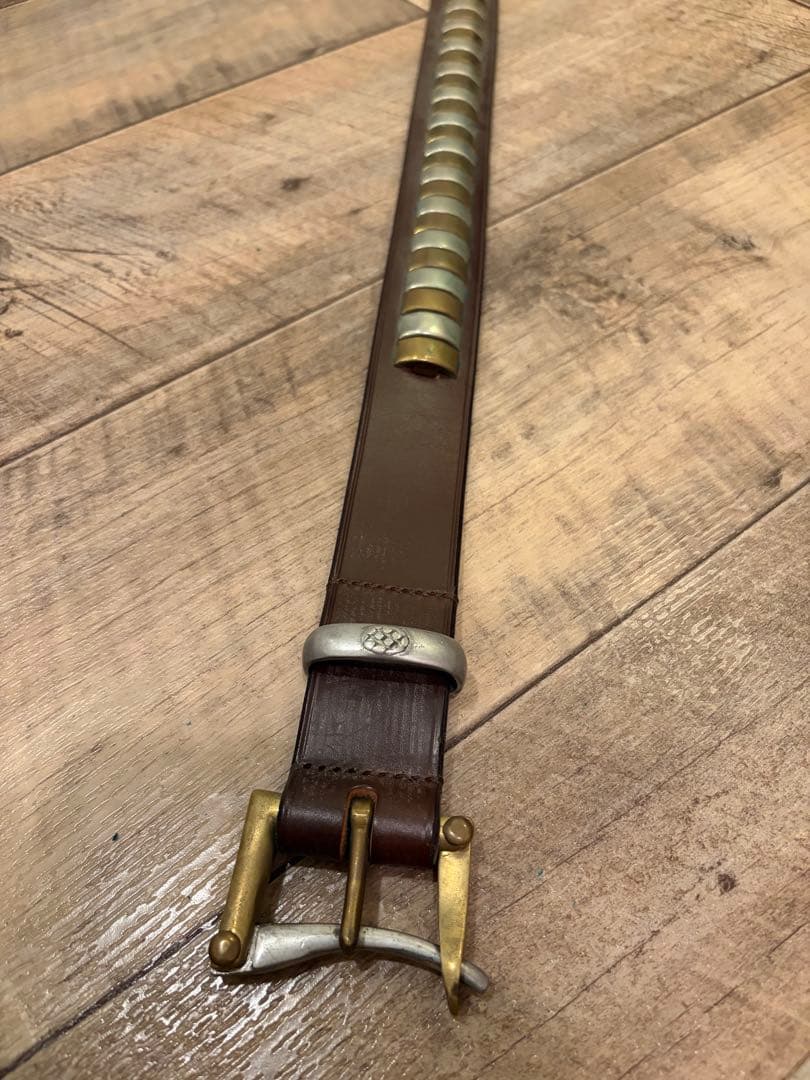 NEEDLES QUICK RELEASE BELT スタッズ付き　レザーベルト