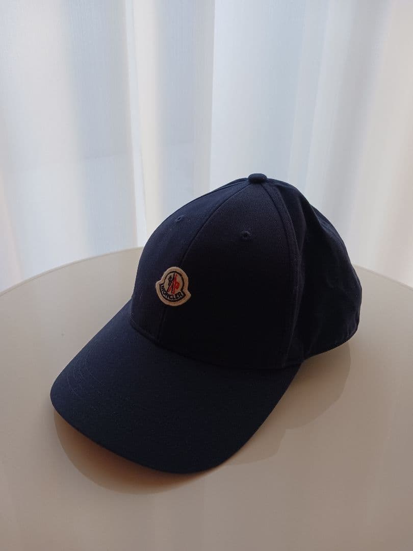 MONCLER モンクレール　キャップ ネイビー　キッズレディース L