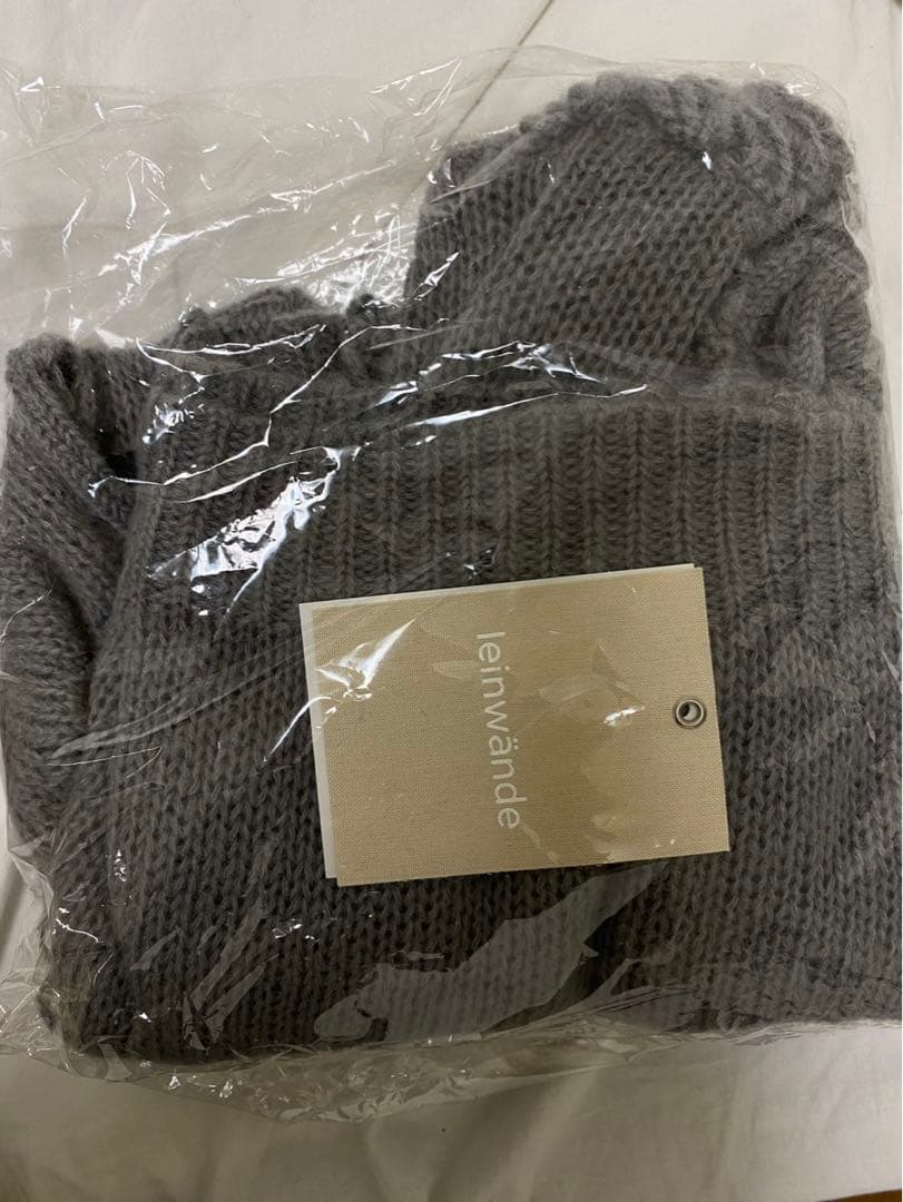 Leinwande ニットセーター グレー 長袖