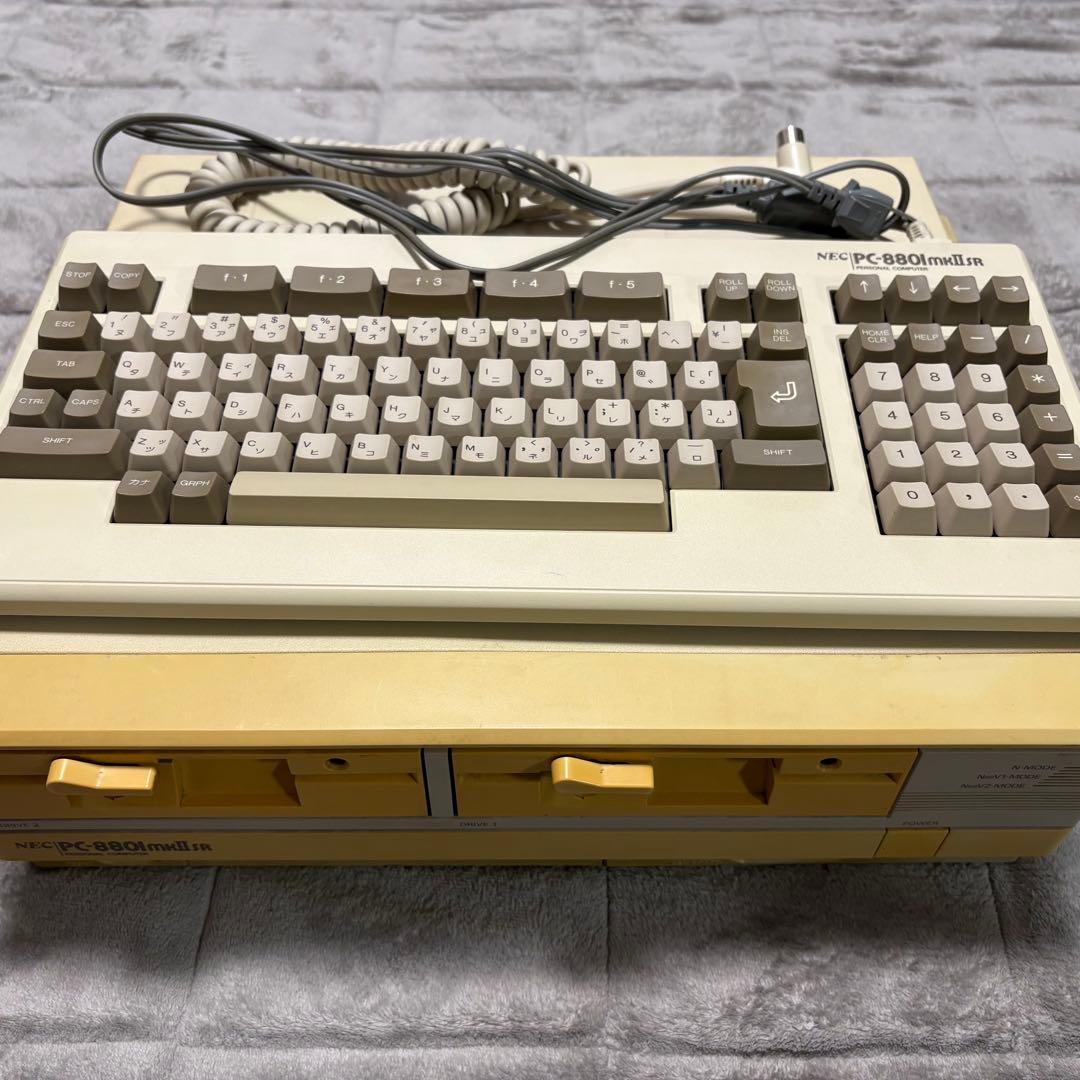 PC-8801mk2SR本体 キーボード ユーザーズガイド マニュアル