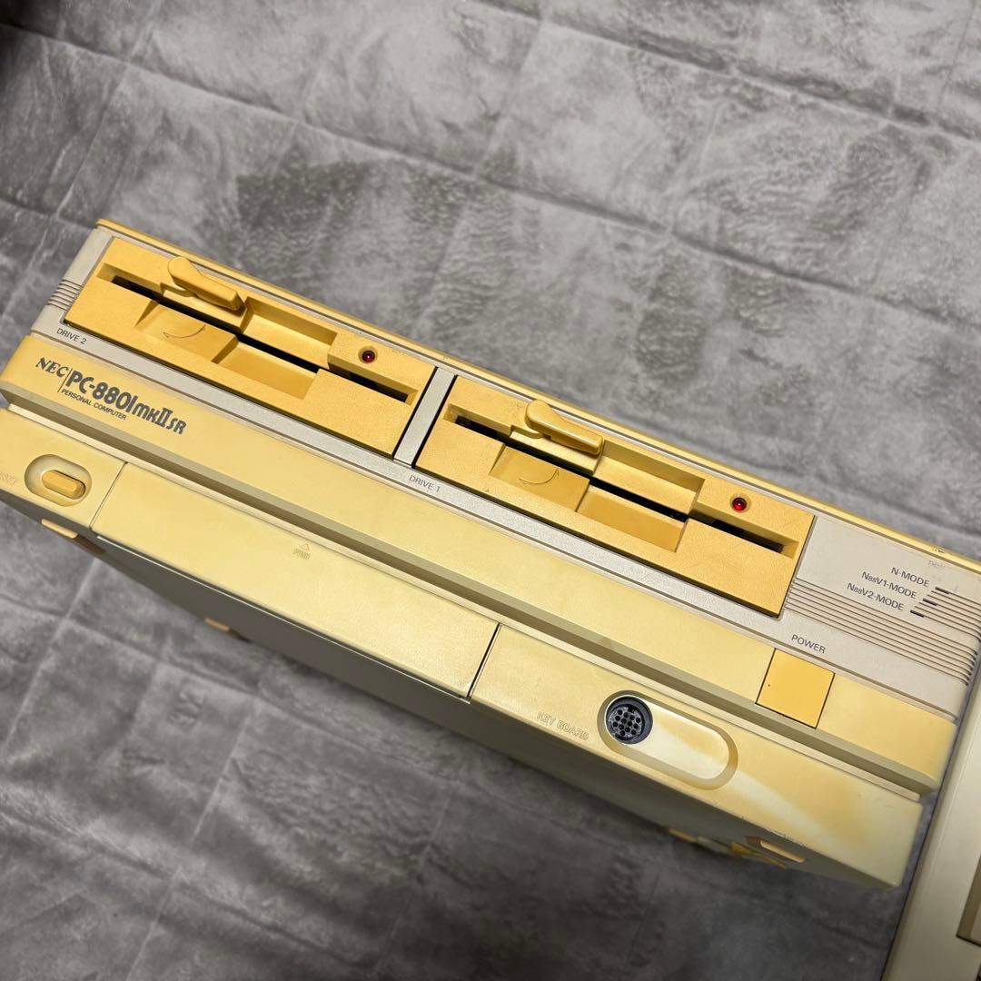 PC-8801mk2SR本体 キーボード ユーザーズガイド マニュアル