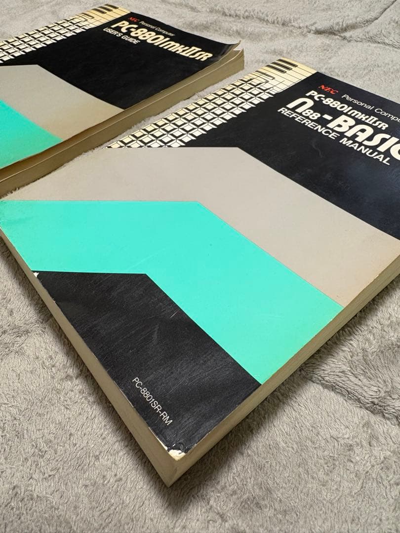 PC-8801mk2SR本体 キーボード ユーザーズガイド マニュアル