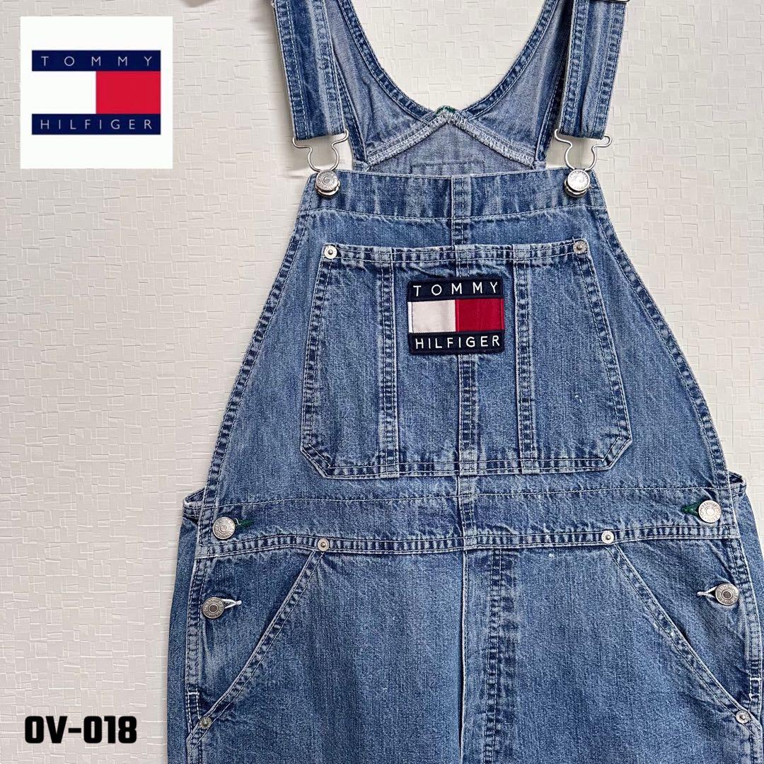 usa古着　90‘s TOMY  デニムオーバーオール　Mサイズ