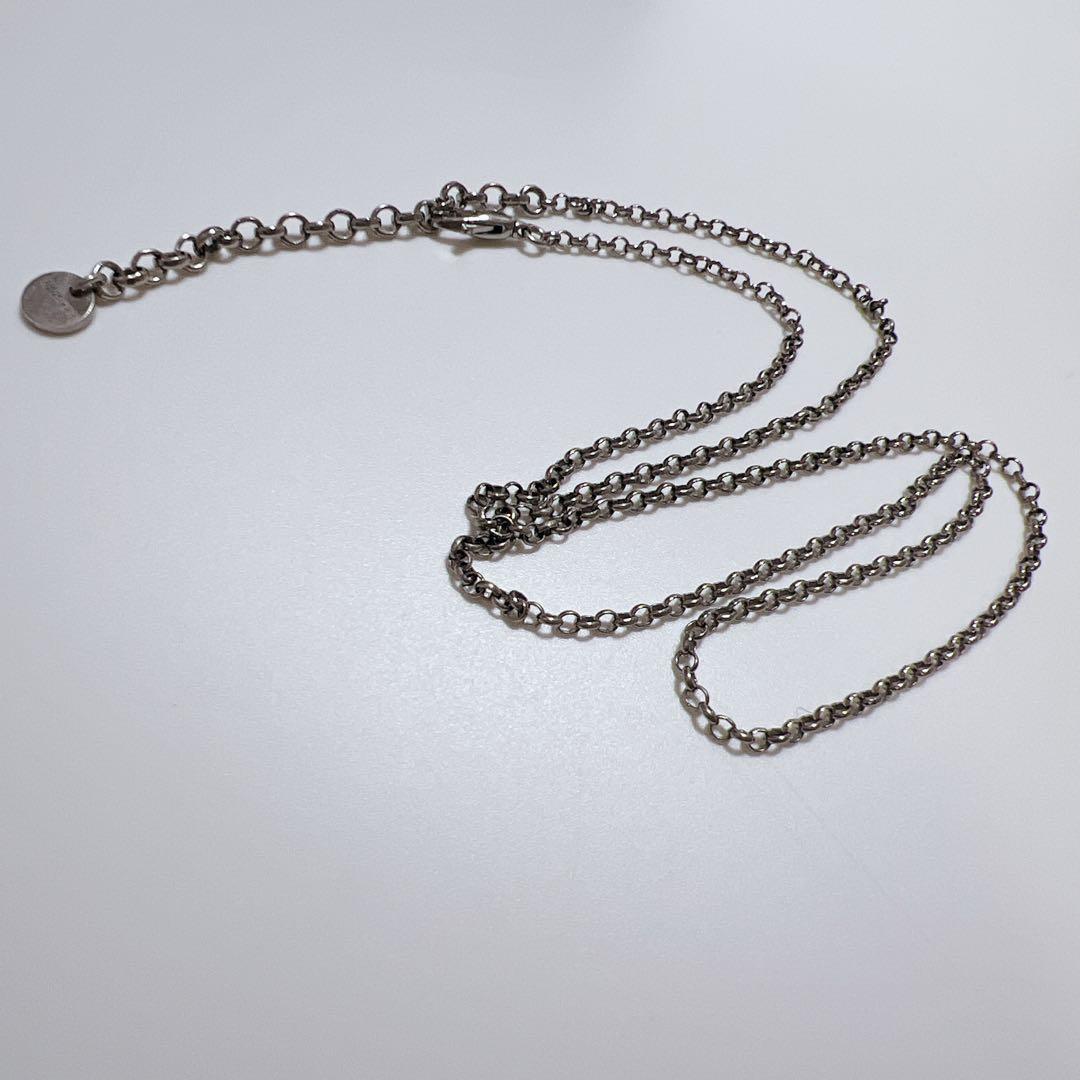 《美品》グッチ あずきチェーン 2.2ミリ ネックレス チェーン シルバー925