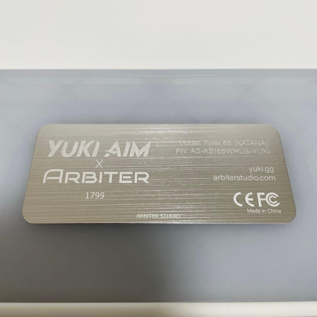 yuki　aim×Arbuter　ゲーミングパソコン用キーボード　Polar65