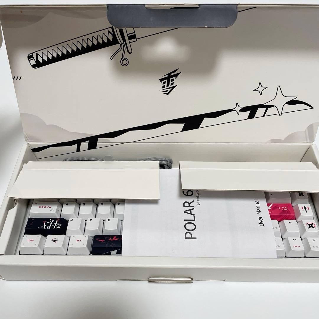 yuki　aim×Arbuter　ゲーミングパソコン用キーボード　Polar65