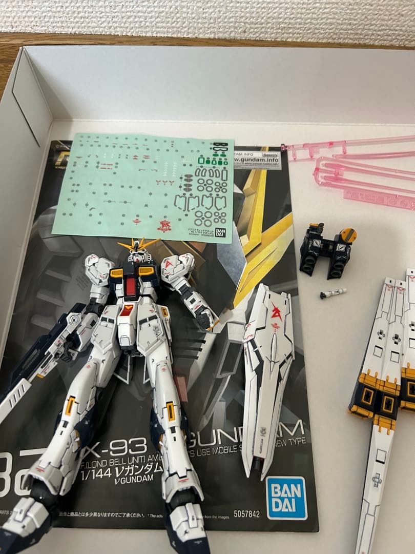 組み立て済み RG3体　RX-93 V GUNDAM