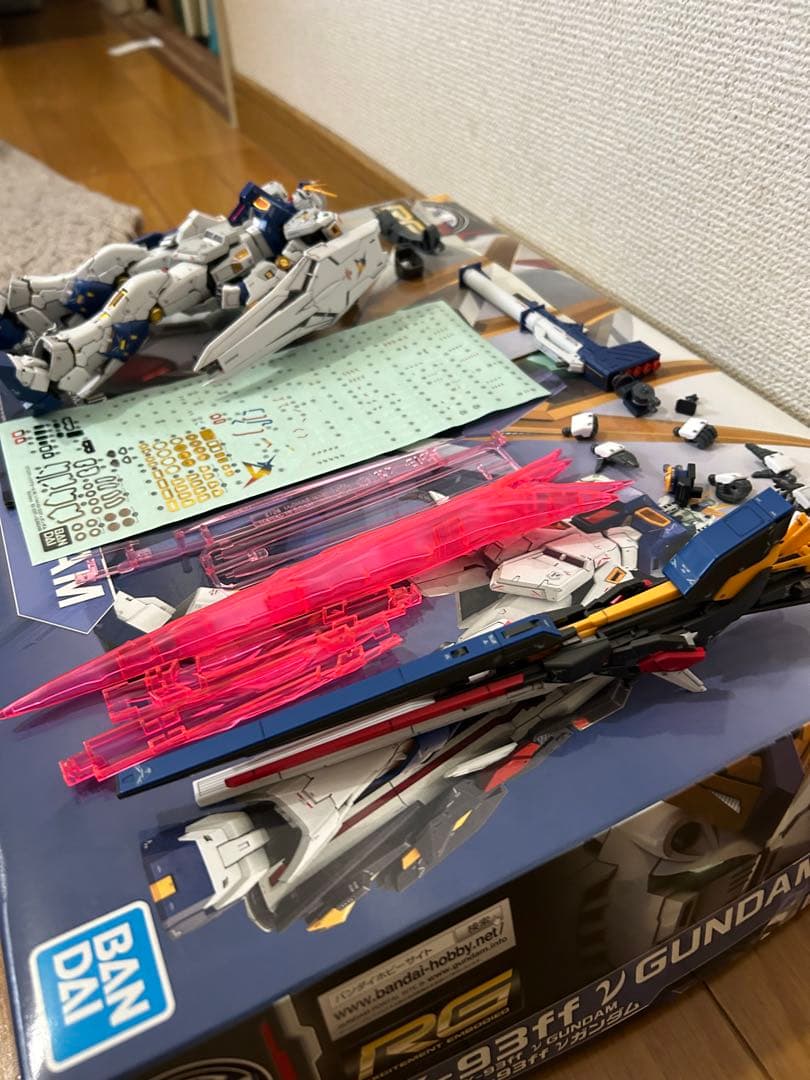 組み立て済み RG3体　RX-93 V GUNDAM