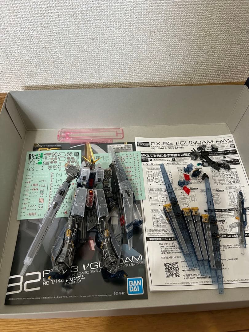 組み立て済み RG3体　RX-93 V GUNDAM