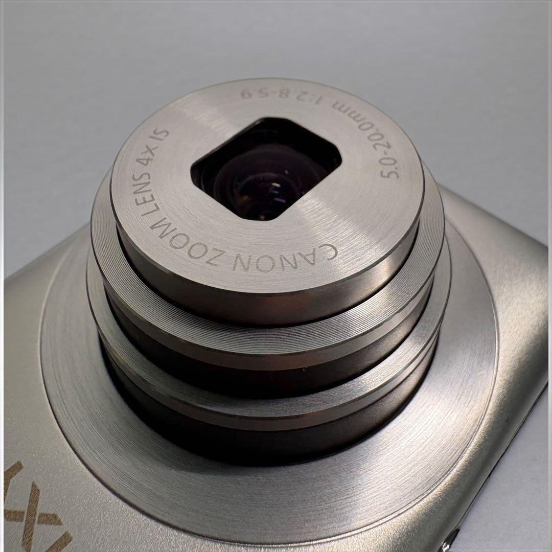 【極美品】 Canon キャノン デジカメ IXY 400F シルバー コンデジ