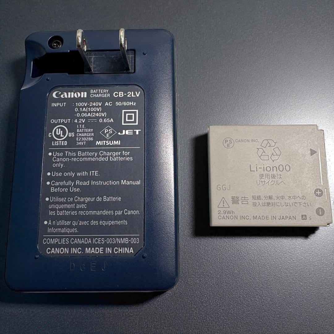 【極美品】 Canon キャノン デジカメ IXY 400F シルバー コンデジ