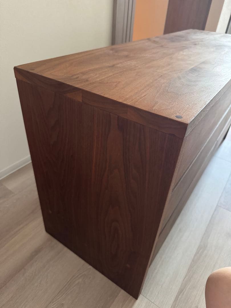 に*あ様 極美品 マスターウォール モアレス チェスト 2列3段 ウォールナット