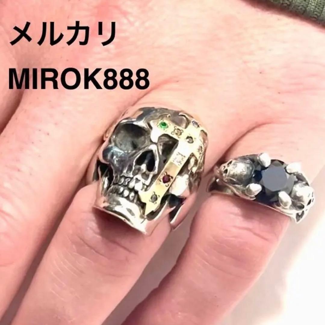 半額以下︎‼︎ ◆ほぼ新品♪ マジカルデザイン◆ジルコニアスカルリング◆42900円