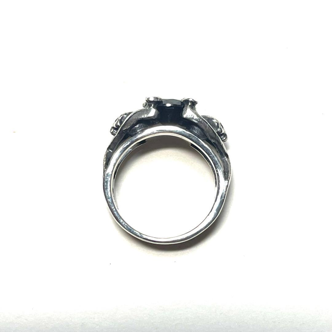 半額以下︎‼︎ ◆ほぼ新品♪ マジカルデザイン◆ジルコニアスカルリング◆42900円