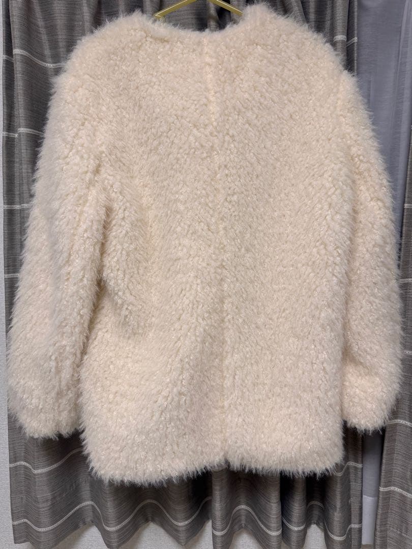 ジャケット・アウター toggle button boa nocollar coat