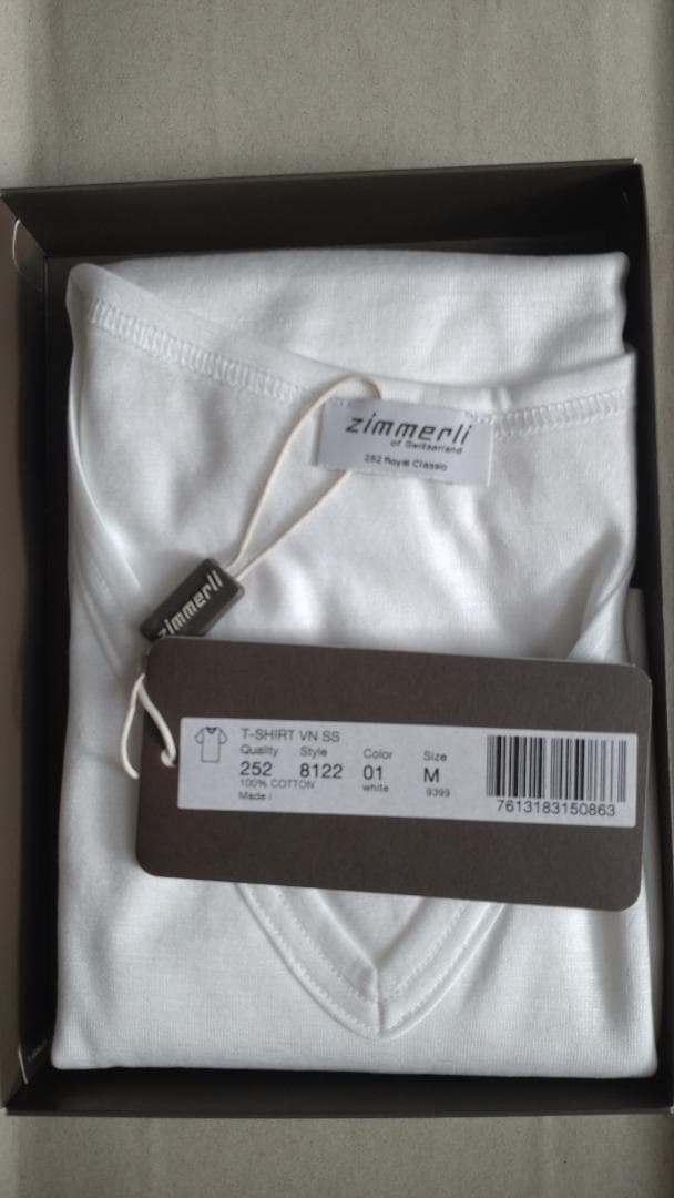 Zimmerli ヅィメリー T-SHIRT VN SS サイズM