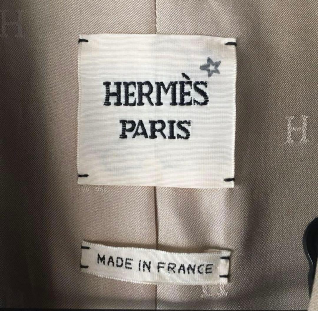 【試着のみ・未使用品】HERME エルメス　パンツスーツ　タグ付き